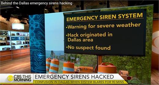 Kasırga uyarısı hack’mış...  