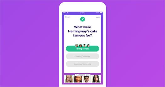 Yarışma ve tanışmayı bir arada sunan uygulama : Lively