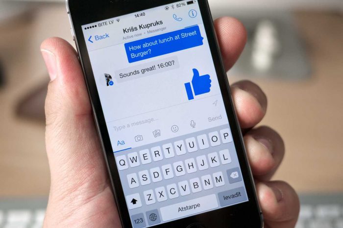 Facebook Messenger, mesaj silme özelliğine sahip olacak