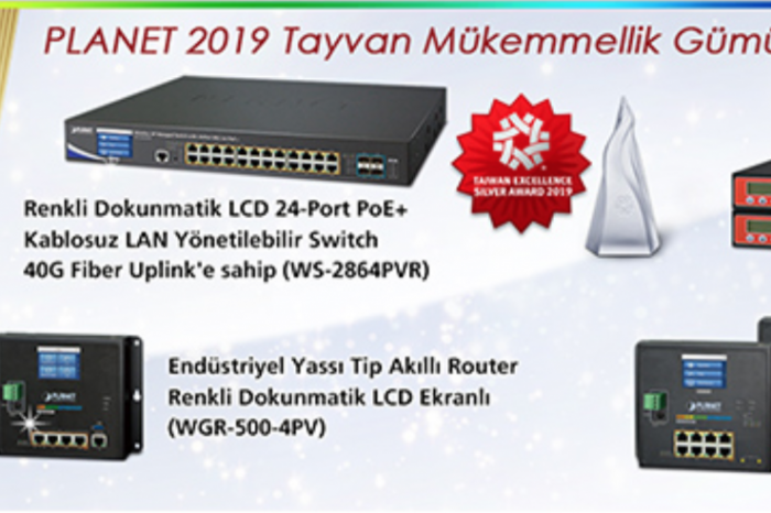 Planet 2019 Tayvan Mükemmellik Gümüş Ödülü ve Başarı Ödülü’nü Kazandı