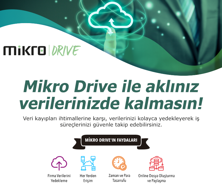 Mikro Drive ile verileriniz güvende
