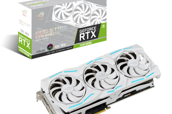 ASUS, ROG Strix GeForce RTX 2080 SUPER White Edition modelini duyurdu
