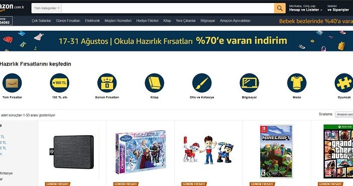 Amazon.com.tr’nin Okula Hazırlık Fırsatları Başladı!