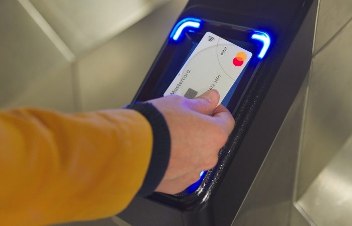 Contactless payments are becoming common in public transportation