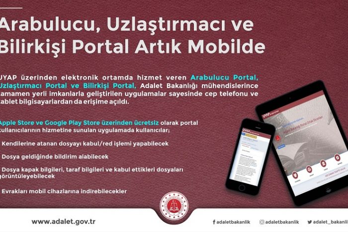 Adalet Bakanlığı’ndan yeni mobil hizmetler