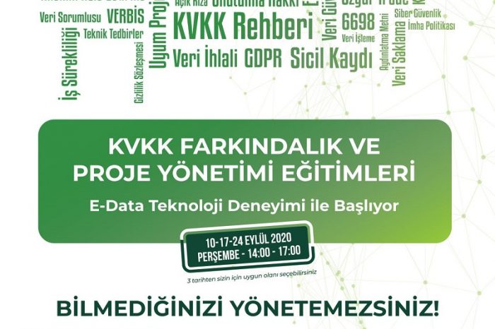 E-Data Teknoloji’den Özel KVKK Farkındalık ve Proje Eğitimleri