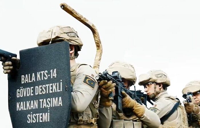 SSB’den Jandarmaya Biyomekanik Proje: BALA KTS-14 Gövde Destekli Kalkan Taşıma Sistemi