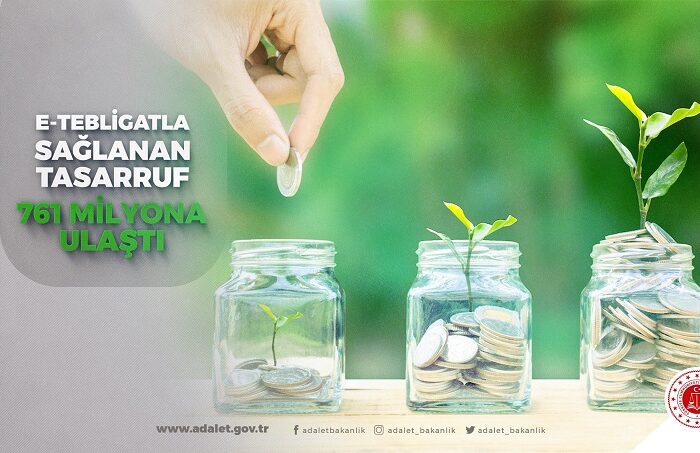 e-Tebligat çevreci, adil, akıllı ve hızlı