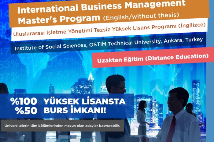 OSTİM Teknik Üniversitesi Yüksek Lisans Programları Başvuruları Başladı!