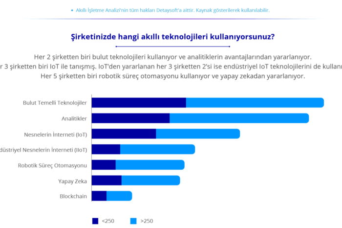 Türkiye'de şirketler hangi akıllı teknolojileri kullanıyor?
