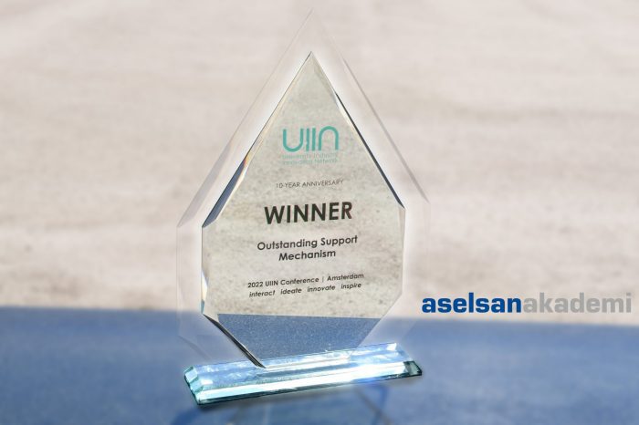 ASELSAN Akademi’ye UIIN'den birincilik ödülü