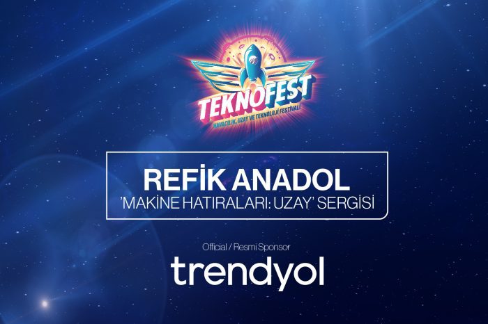 Refik Anadol’un 'Makine Hatıraları: Uzay' sergisi TEKNOFEST’te