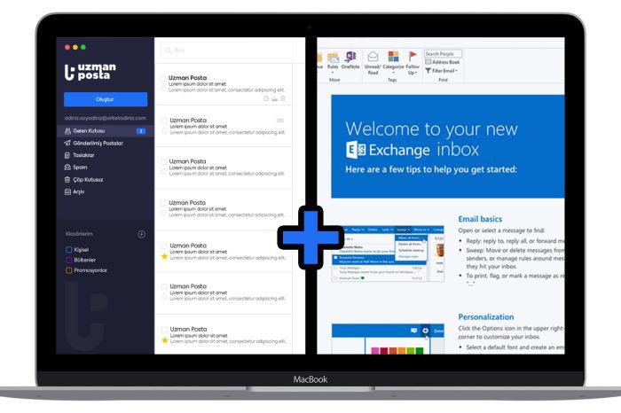 Türkiye de bir ilk;  Hybrid Exchange E-Posta altyapısı, UZMAN POSTA ile artık mümkün…