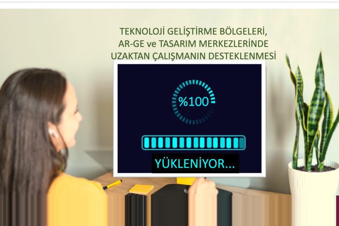 Teknoloji geliştirme bölgeleri, ar-ge ve tasarım merkezlerinde uzaktan çalışmanın %100 oranında desteklenmesi, teşvik ve destek kapsamında ülke genelinde uygulamaya geçirilmesi hususunda çıkarılacak yönetmeliğin yayınlanmasını bekliyor