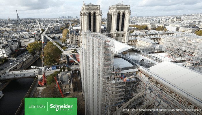 Schneider Electric, Notre-Dame Katedrali’nin renovasyonu için sponsorluk anlaşması imzaladı