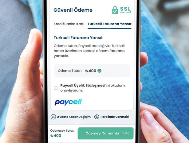 Online psikolojik danışmanlık ve diyetisyen hizmetlerinde ödeme kolaylığı