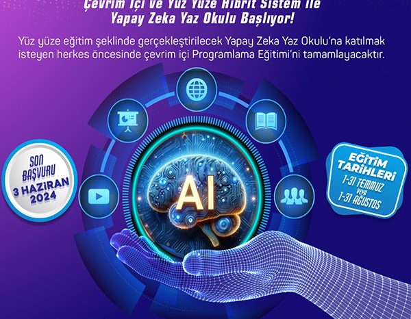 'Yapay Zeka Yaz Okulu' 3 Haziran'da başlıyor