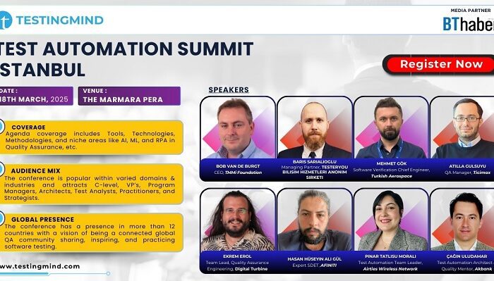 Test Automation Summit 2025, İstanbul’da sektörü bir araya getirecek