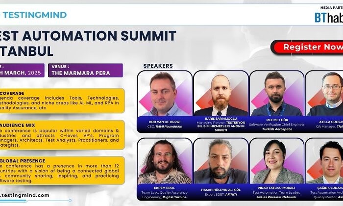 Test Automation Summit 2025, İstanbul’da sektörü bir araya getirecek